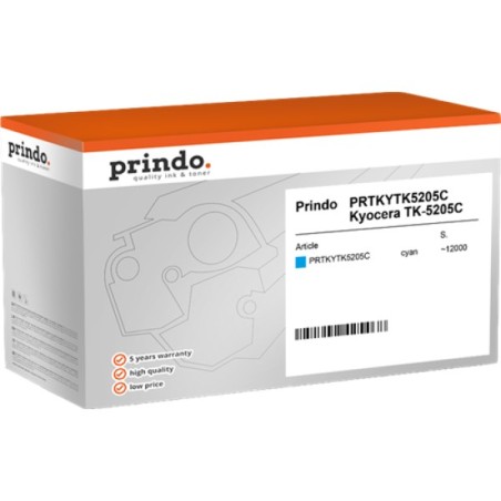 ORIGINAL Prindo toner ciano PRTKYTK5205C Classic ~12000 Seiten